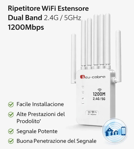 Ripetitore wifi 1200mbps - ripetitore,