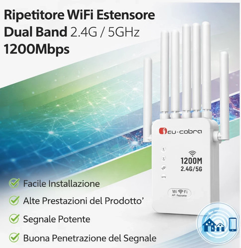 Ripetitore wifi 1200mbps - ripetitore,